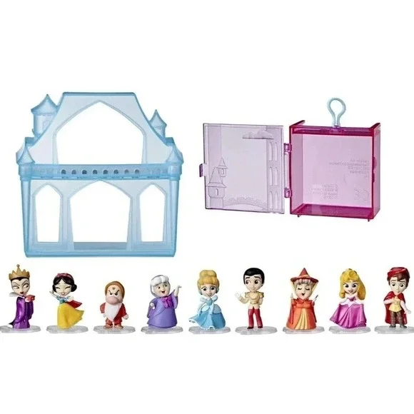 Disney Princess Comics Adventure Discoveries Collection,Doll Set W/ 9 Figures - Picture 2 of 16